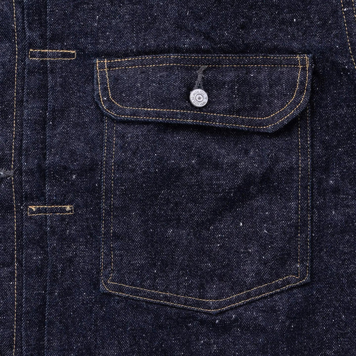 ニューマニュアル　New Manual # 012 New Manual/ニューマニュアル】#012 LV 36's T-BACK JACKET ONE-WASHED