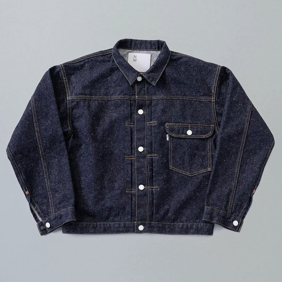 【New Manual/ニューマニュアル】<br>#001 T-BACK DENIM JACKET ONE-WASHED <br>JK-YY-0001