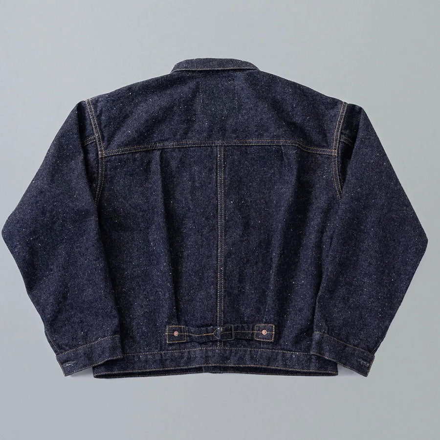 【New Manual/ニューマニュアル】<br>#001 T-BACK DENIM JACKET ONE-WASHED <br>JK-YY-0001