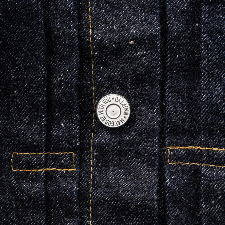 【New Manual/ニューマニュアル】<br>#001 T-BACK DENIM JACKET ONE-WASHED <br>JK-YY-0001