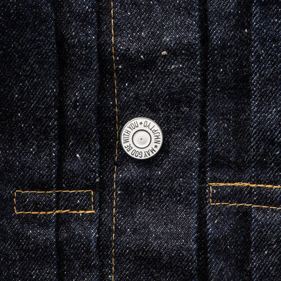 【New Manual/ニューマニュアル】<br>#001 T-BACK DENIM JACKET ONE-WASHED <br>JK-YY-0001