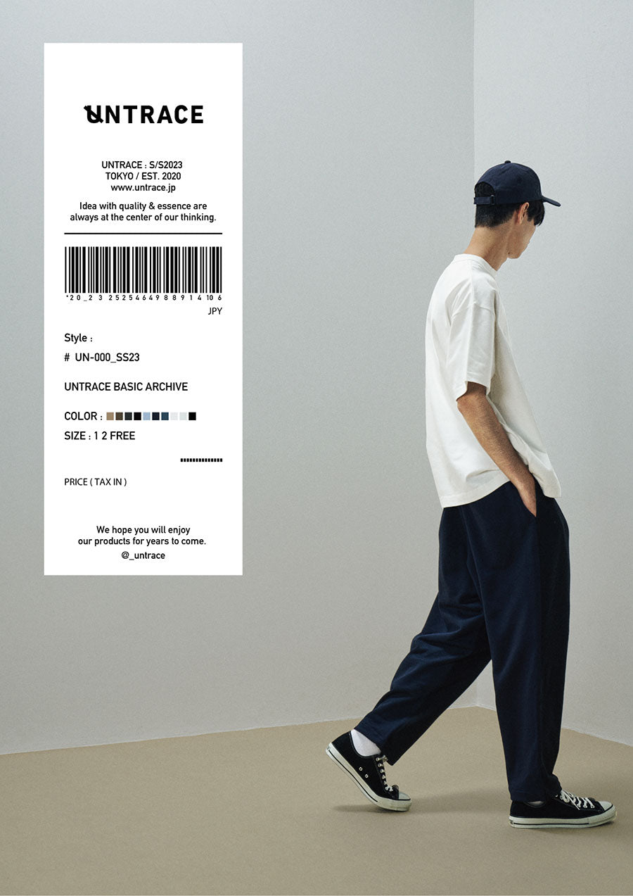 UNTRACE (アントレース) 2023SS LOOK BOOK – ONENESS ONLINE STORE