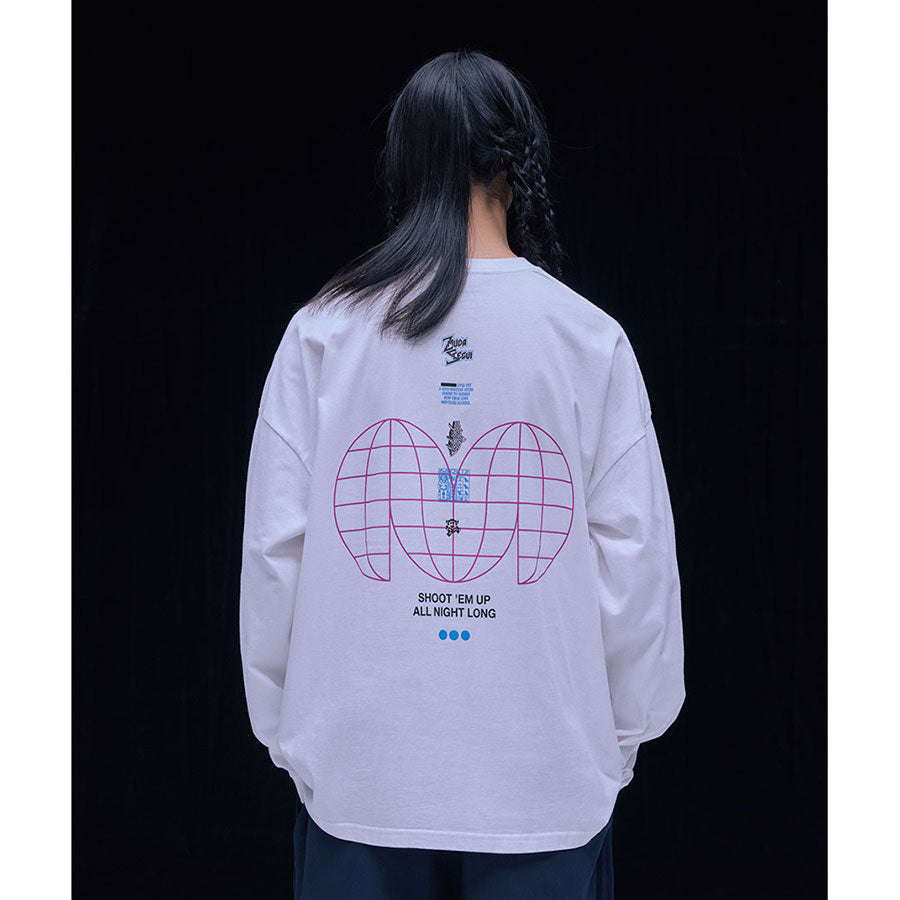 【UNTRACE/アントレース】<br>グラフィック tee L/S_3 <br>_213