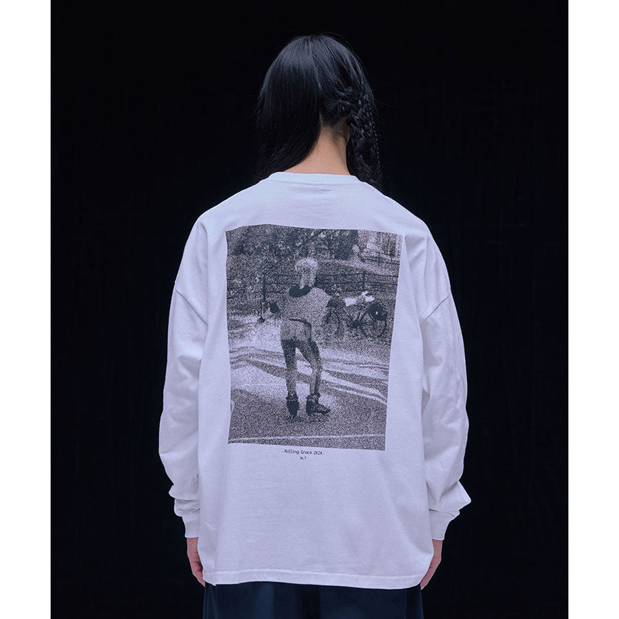 【UNTRACE/アントレース】<br>グラフィック tee L/S_5 <br>_215