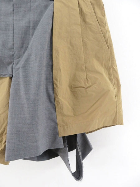 SALE 40%OFF ! <br/>【kolor/カラー】製品染めNyタイプライターハーフパンツ