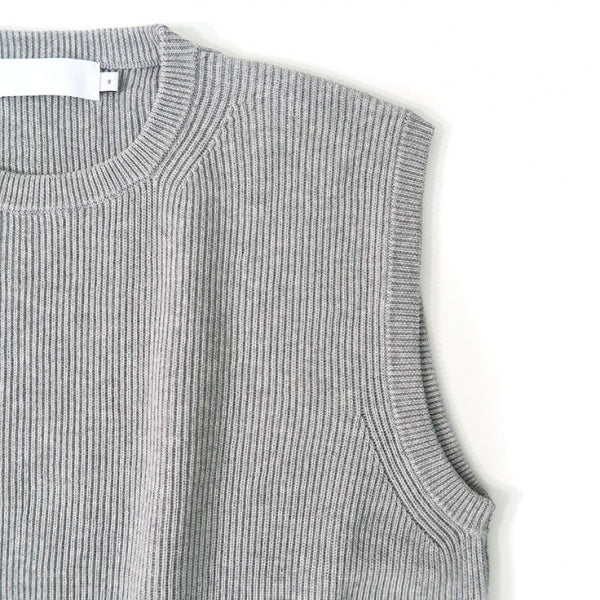 トップス Graphpaper High Density Cotton Knit Vest Graphpaper - グラフペーパー / HIGH DENSITY COTTON KNIT VEST