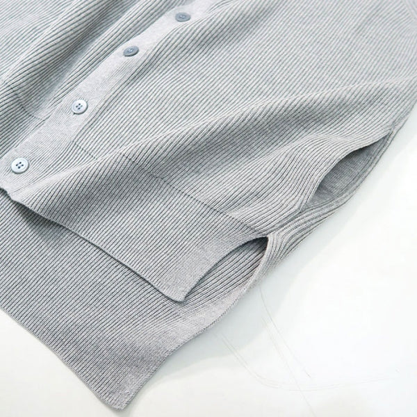 トップス Graphpaper High Density Knit Cardigan Graphpaper - グラフペーパー / HIGH DENSITY COTTON KNIT