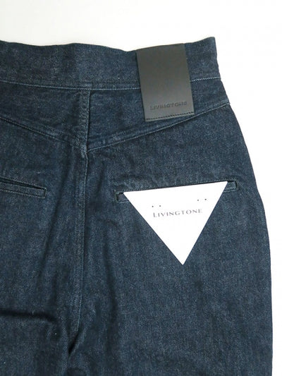 SALE 70%OFF ! <br/>【LIVINGTONE/リヴィントーン】BLEK3-Turn Up Flare Cropped