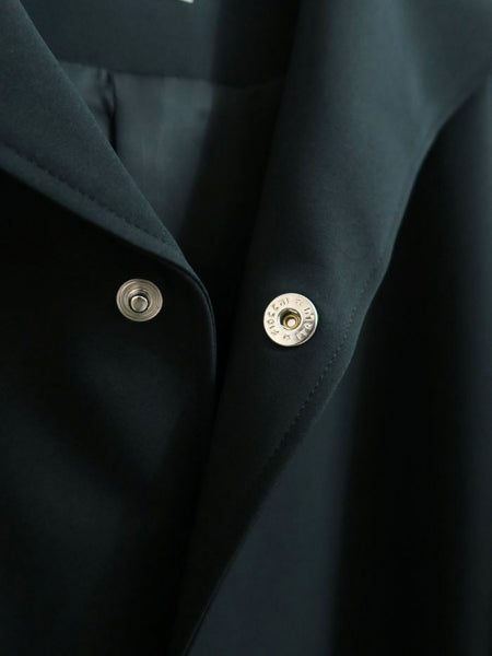 【THE RERACS/ザ・リラクス】RERACS SNAP BUTTON HOODED PONCHO
