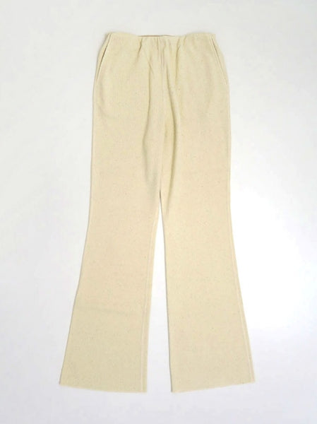 SALE 30%OFF ! <br/>【BED&BREAKFAST】Low Silk Circular Rib Pants
