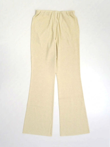 SALE 30%OFF!<br> 【BED&amp;BREAKFAST】Low Silk Circular Rib Pants 