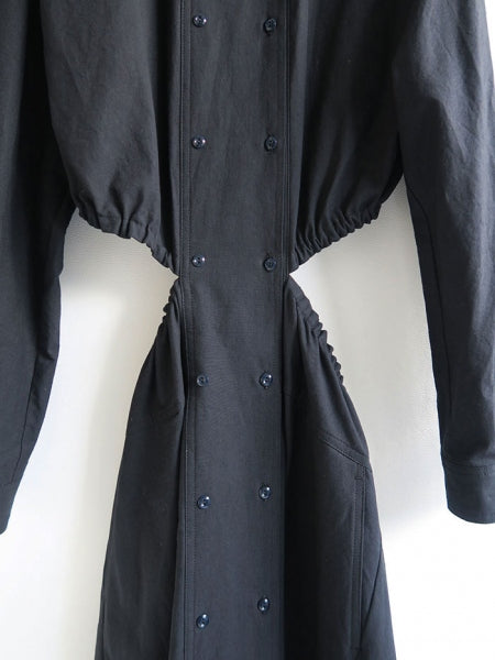 SALE 50%OFF ! 【ERIKOKATORI/エリコカトリ】waist cutout shirt dress