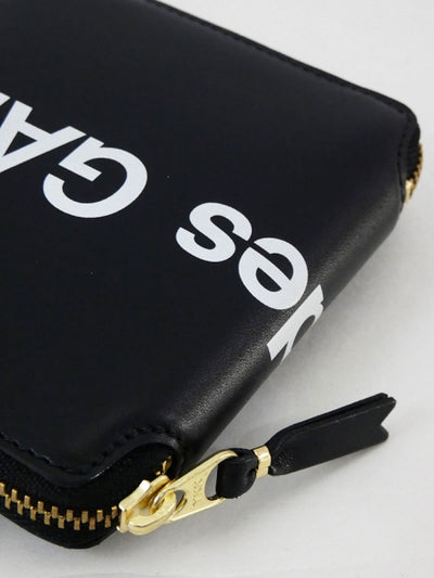 【Wallet COMME des GARCONS】HUGE LOGO LINE 二つ折りZIP財布