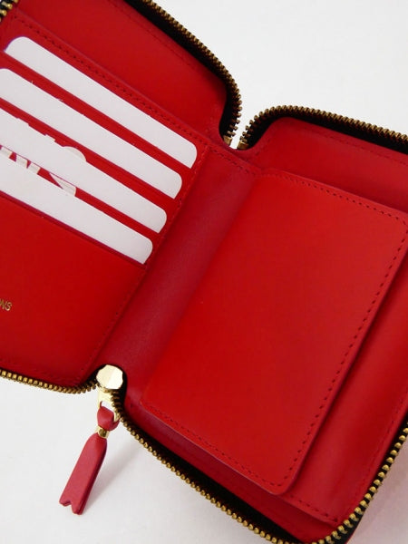 【Wallet COMME des GARCONS】HUGE LOGO LINE 二つ折りZIP財布