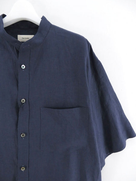 The CLASIK/ザ・クラシック】DJA SUPERFINE LINEN COLLARLESS SHIRT