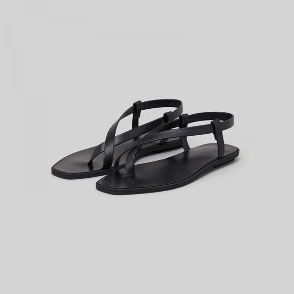 SALE 60%OFF ! <br/>【_Fot/フォート】tape sandals (BLACK)