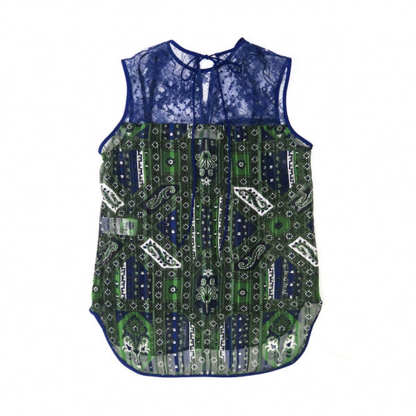SALE 50%OFF ! , 【Mame Kurogouchi/マメ】Stained Glass Printed Top