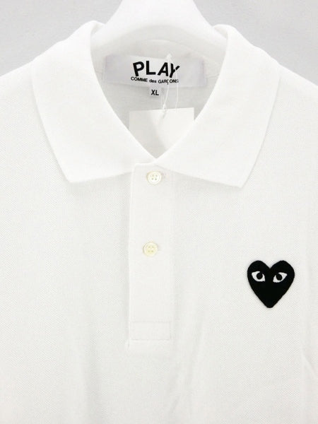 【PLAY COMME des GARCONS】POLO SHIRT T066 (WHITE)