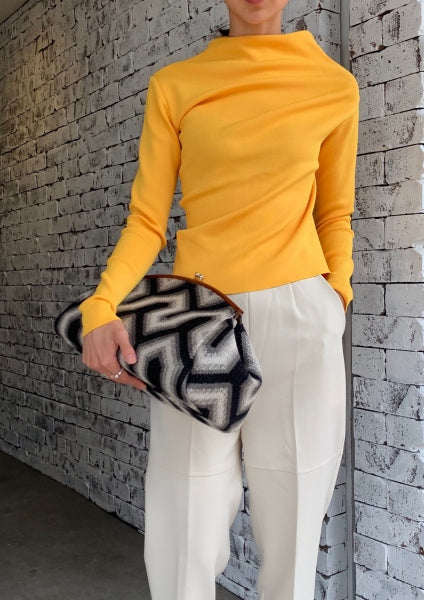当季大流行 IIROT/イロット】Asymmetry Sleeve Knit – ONENESS ONLINE STORE ニット/セーター