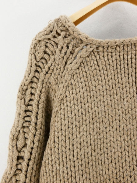 SALE 60%OFF ! 【Rich I/リッチアイ】MAAM (HAND KNIT CARDIGAN