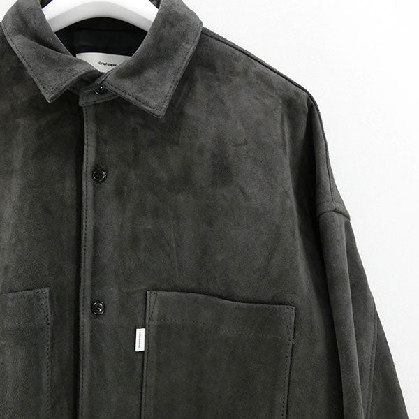 SALE 30%OFF!<br> 【Graphpaper/그래프 페이퍼】Goat Suede Box Shirt Jacket 