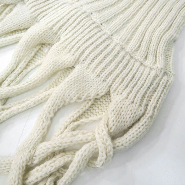 SALE 70%OFF ! <br/>【MAISON FLANEUR/メゾンフラネール】Knitted neckwarmer 20WMDSW011