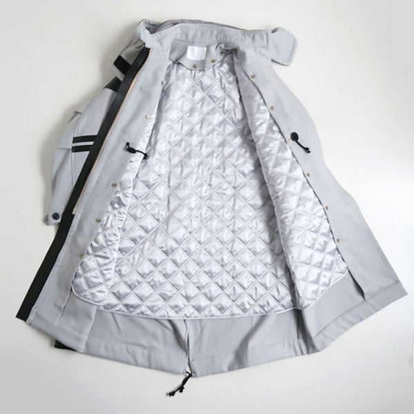 マメクロゴウチ スウェット SALE 50%OFF ! 【Mame Kurogouchi/マメ】Shadow Patched Wool Hooded