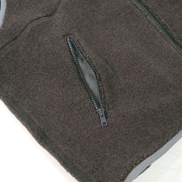 SALE 30%OFF ! <br/>【Graphpaper/グラフペーパー】Wool Boa Zip-Up Vest