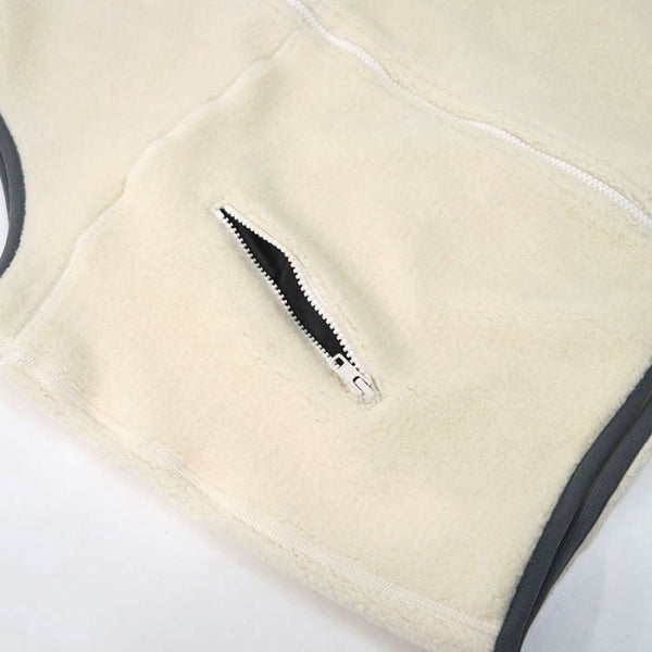 SALE 30%OFF!<br> 【Graphpaper/그래프 페이퍼】Wool Boa Zip-Up Vest 