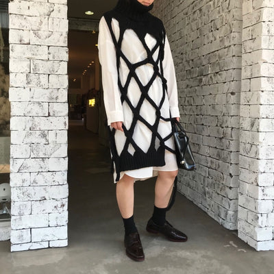 SALE 70%OFF ! <br/>【MAISON FLANEUR/メゾンフラネール】Knitted neckwarmer 20WMDSW011