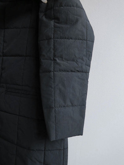 【BED&BREAKFAST】Nylon Taffeta Quilted Liner Long Jacket
