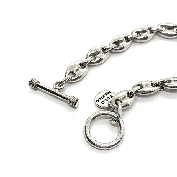 XOLO JEWELRY/ショロ ジュエリー】Caviar Link Bracelet 8mm (19cm