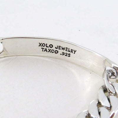 【XOLO JEWELRY/ショロ ジュエリー】ID Basic Link Bracelet 8mm (19cm) <br/>XOB036-19
