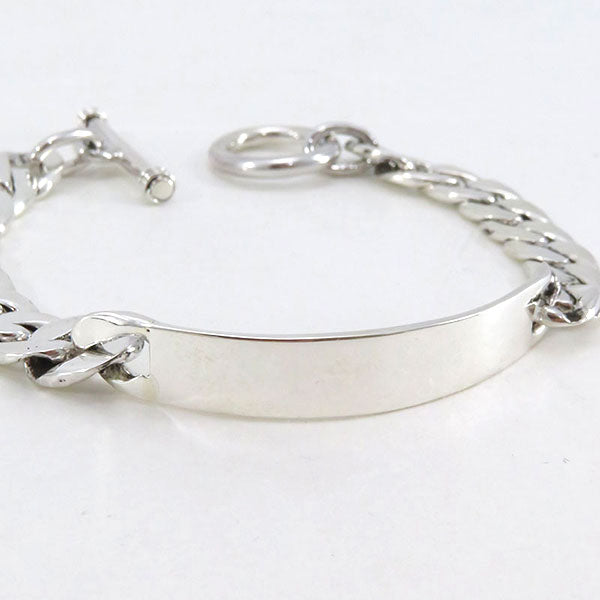 XOLO JEWELRY/ショロ ジュエリー】ID Basic Link Bracelet 8mm (19cm