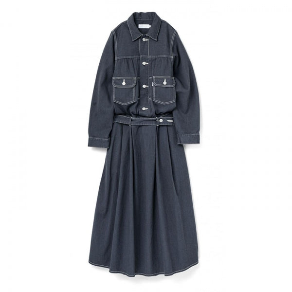 SALE 30%OFF!<br> 【Graphpaper/그래프 페이퍼】Belted Denim Dress