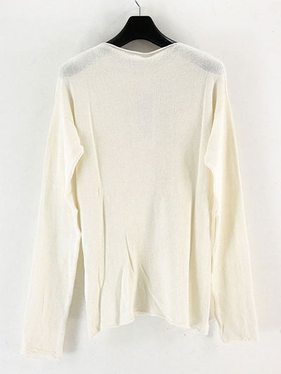 SALE 60%OFF ! <br/>【SEEALL/シーオール】LONG SLEEVE HIGAGE KNIT