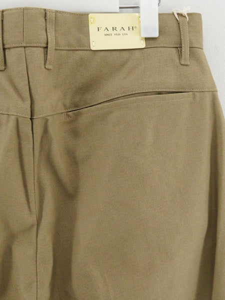 SALE 40%OFF ! , 【FARAH/ファーラー】ホップサック Two-tuck Wide Tapered Pants
