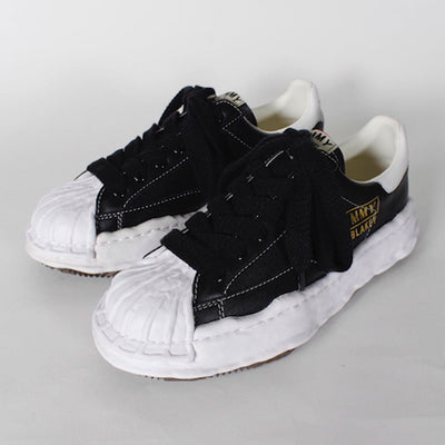 【Maison MIHARA YASUHIRO】<br> "BLAKEY" OG Sole Leather Low-top Sneaker (BLACK)<br> A06FW702 