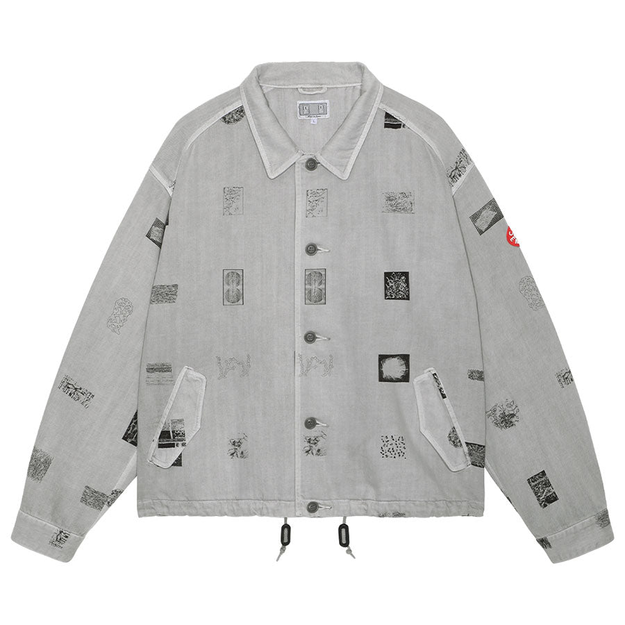 【C.E/シーイー】<br>OVERDYE FK Sheets BUTTON JACKET <br>CES23JK23