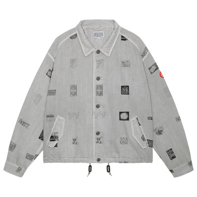 【C.E/シーイー】<br>OVERDYE FK Sheets BUTTON JACKET <br>CES23JK23