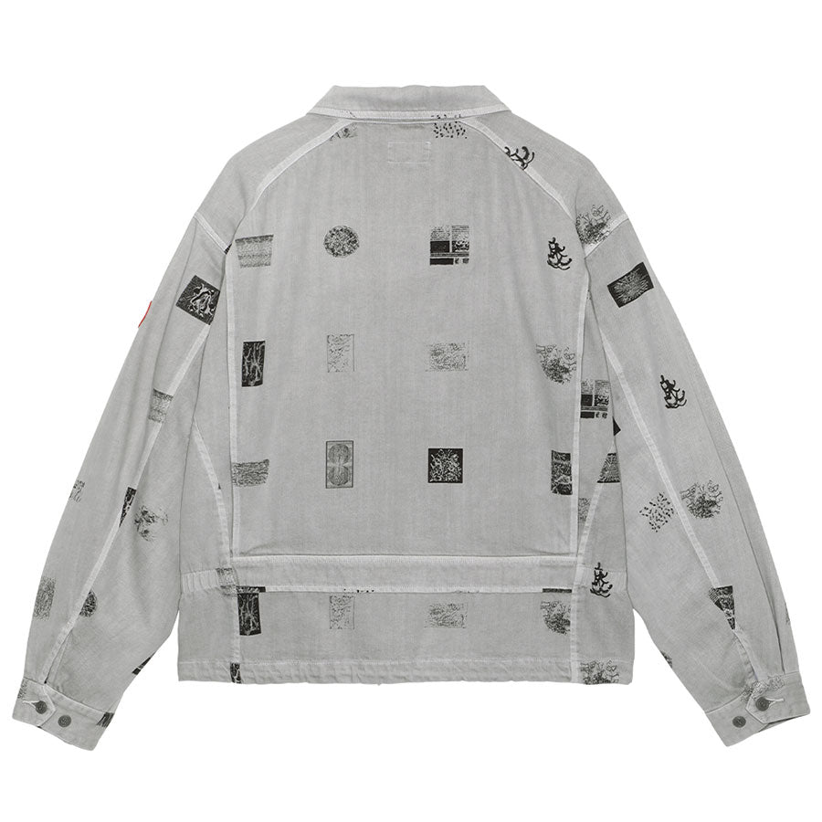 【C.E/シーイー】<br>OVERDYE FK Sheets BUTTON JACKET <br>CES23JK23