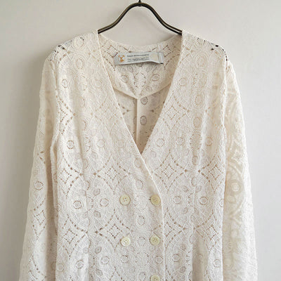 【GREED】<br>Scallop Lace Coat<br>6075600012