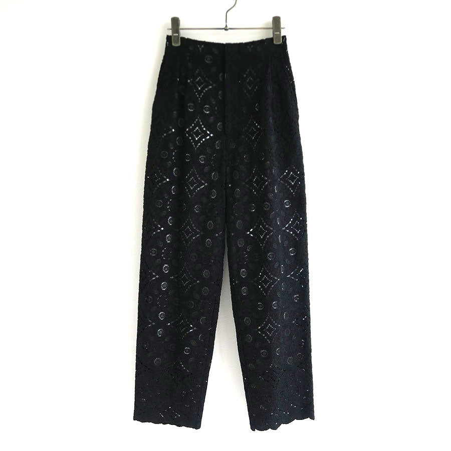 【GREED】<br> Scallop Lace Cropped Pants<br> 6075200016 