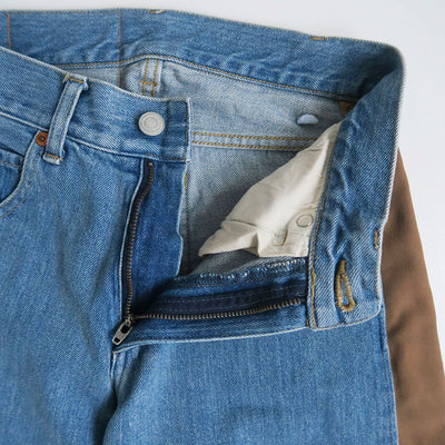 SALE 50%OFF ! <br/>【kotohayokozawa/コトハヨコザワ】<br>PANELED DENIM PANTS <br>KT23S-PT03