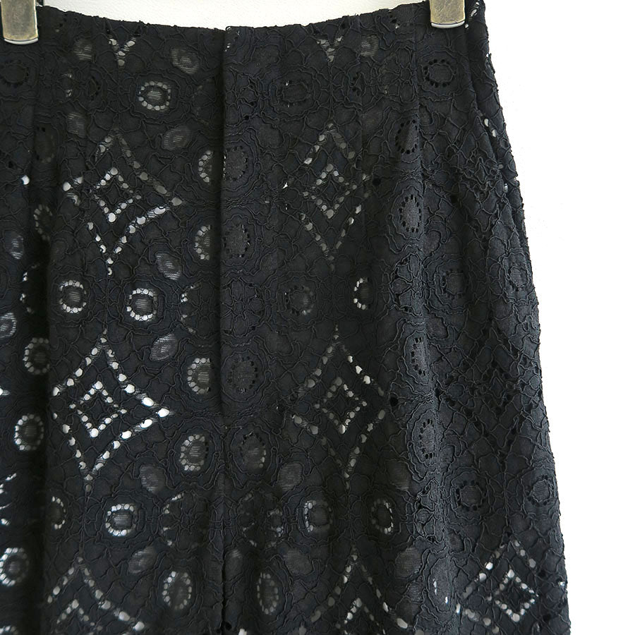 【GREED】<br>Scallop Lace Cropped Pants<br>6075200016