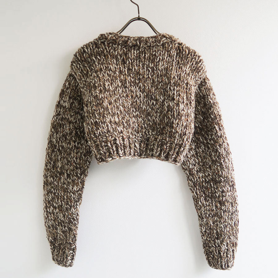 ERIKOKATORI/エリコカトリ】kilcarra tweed short cardigan EK5-1-2の