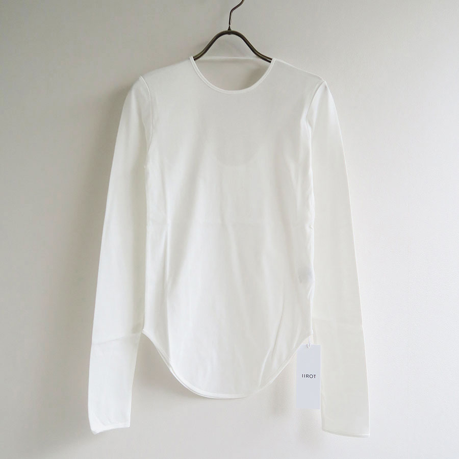 【IIROT/이롯트】<br> Round Open Long Tee<br> 021-023-CT60 