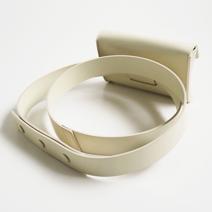 【IIROT/이롯트】<br> Double belt waist bag<br> 023-022-B10 
