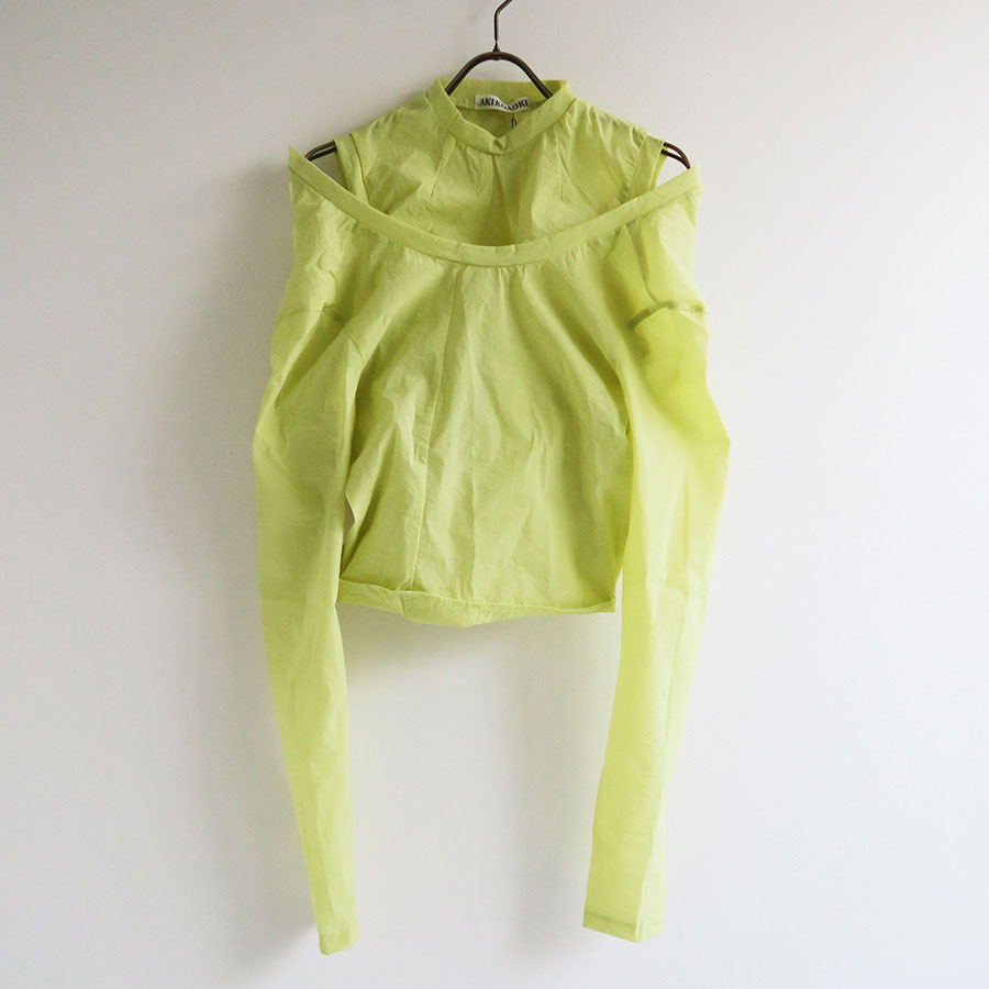 SALE 50%OFF ! <br/>【AKIKOAOKI/アキコアオキ】<br>Two faced TOP 01-01B <br>AA23SS-CST01-01B