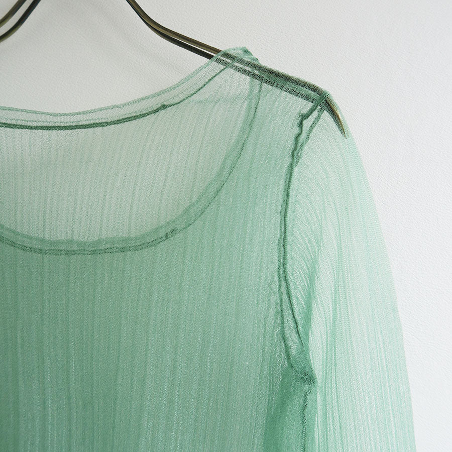 SALE 50%OFF ! <br/>【OPEN SESAME CLUB/オープン セサミ クラブ】<br>haze rib tops <br>OCS23111